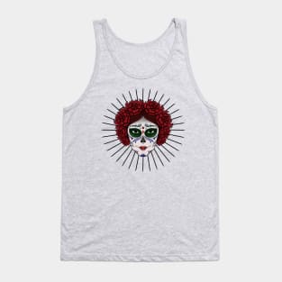 Sugar skull girl Tank Top